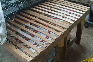 greenhouse bench diy